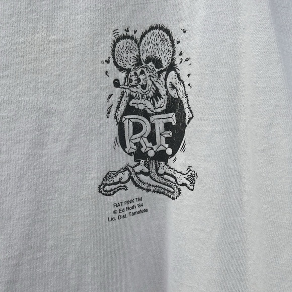 Vintage 90s Rat Fink Hot Rod T-Shirt / XL / I Eat Sleep Drink Hot Rods - Picture 3 of 8